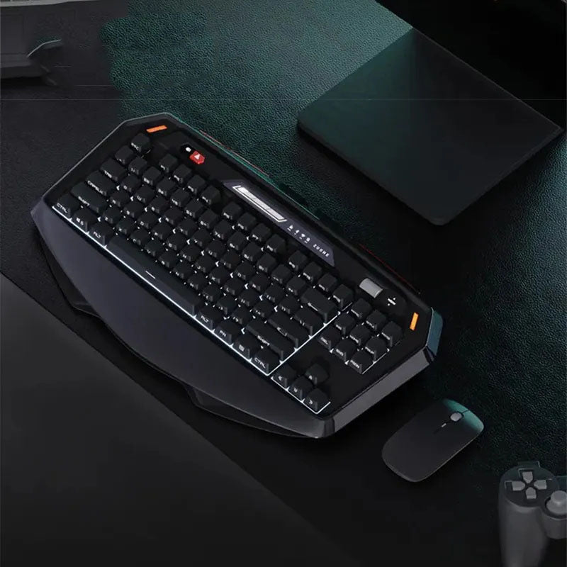 Max870 Supercar Keyboard: Mechanical Keyboard with Wired, Wireless, and Bluetooth Options for Customization, Gaming, and Office Use