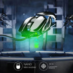 G-OUSSVE PX2 Charging Wireless Mouse with Mouse Pad, Silent and Silent Office Metal Mechanical Game, Esports Computer Laptop