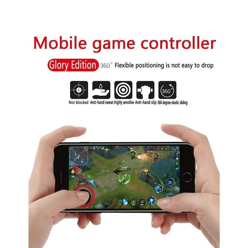 Mobile Phone Game Joystick – Precision Control for Mobile Gaming Accessories iPad iPhone Android Mobile Tablet Console Touchscreen