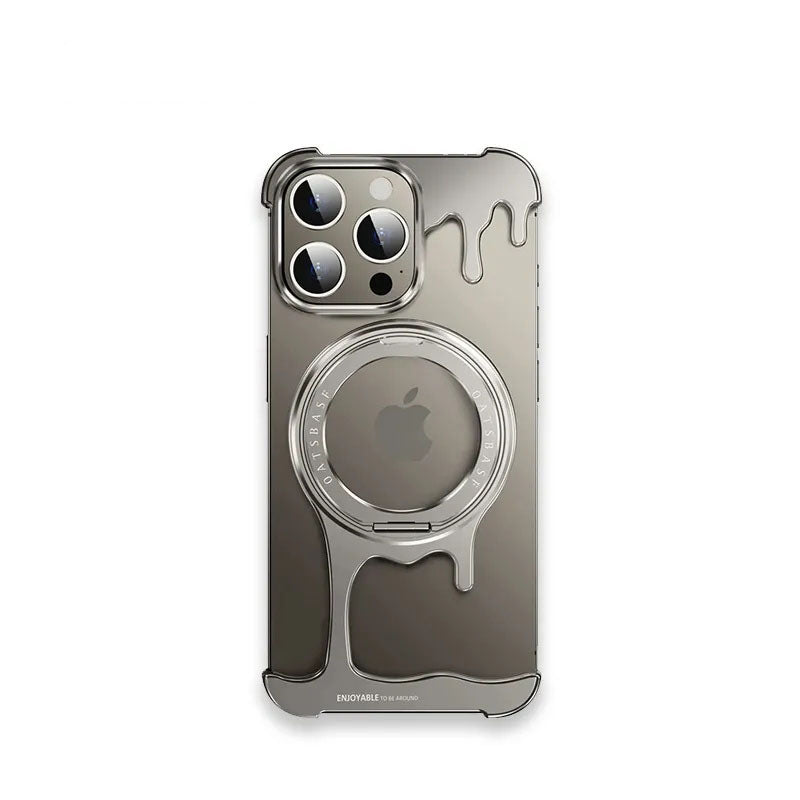 G-OUSSVE Liquid Metal Phone Case Sleek and stylish and frameless