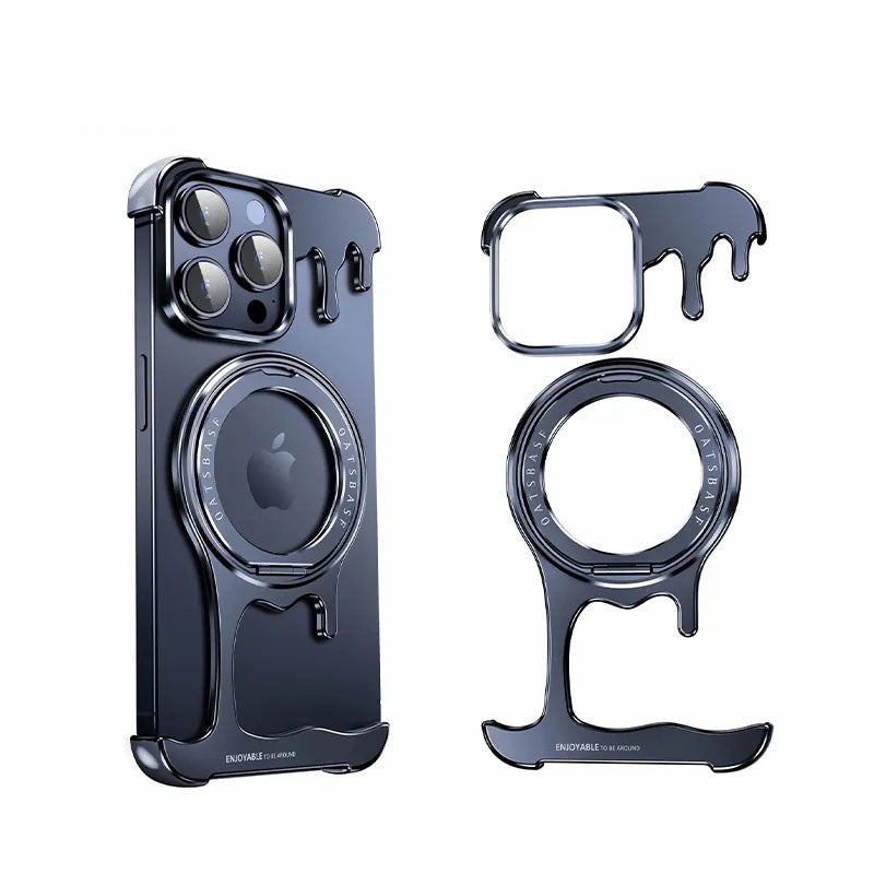 G-OUSSVE Liquid Metal Phone Case Sleek and stylish and frameless