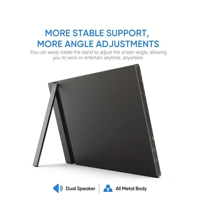 16.1'' 100% sRGB 144Hz&60Hz Portable Gaming Monitor 1080P FHD Kickstand Portable Monitor External Second Screen for Laptop,PC,PS5,Xbox,Switch