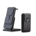 GIVBRO 3-in-1 Wireless Charger for Apple Devices: Compatible with iPhone and Apple Watch, Portable Power Bank, Apple Watch Stand, Magnetic MagSafe Fast Charging.