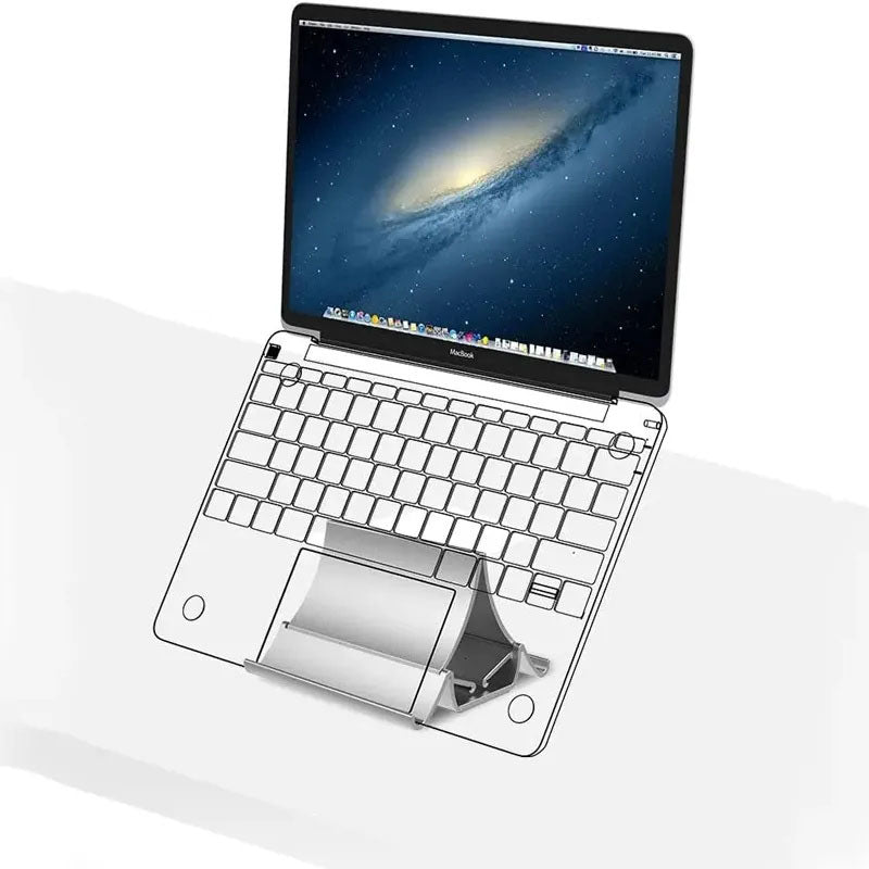 Laptop Vertical Stand, Desktop Computer Gravity Storage Rack, Vertical Holder, Cooling Support Stand, Universal Stand for Phones, iPads, Tablets, and Gaming Laptops