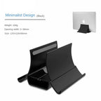 Laptop Vertical Stand, Desktop Computer Gravity Storage Rack, Vertical Holder, Cooling Support Stand, Universal Stand for Phones, iPads, Tablets, and Gaming Laptops
