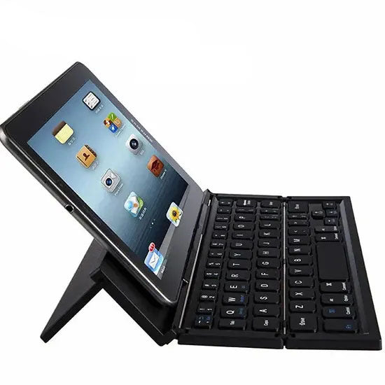 G-OUSSVE Wireless Tri-System Bluetooth Foldable Keyboard for Phones and Tablets, Mini Wireless Keyboard