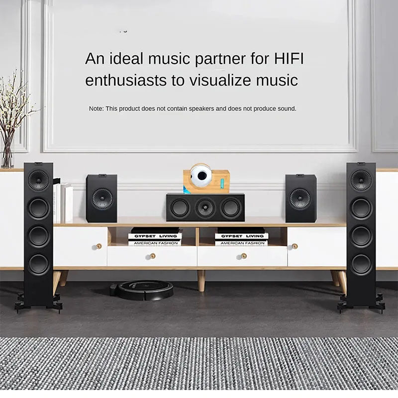 Magnetic Fluid Music Rhythm Companion Light Desktop Decompression Decoration Venom Creative Trend Play Gift - Not Bluetooth Audio