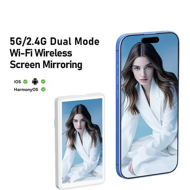 G-OUSSVE T1 Magnetic Phone Vlog Selfie Monitor Screen Display For Selfie, Live Streaming & Content Creation Compatible for IOS&Android Mobile Phone