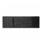 G-OUSSVE Wireless Bluetooth Three Side Flding Keyboard, Common To Apple Android System
