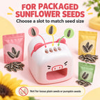 G-OUSSVE Protable Melon Seed Peeler, Smart Melon Seed Opener Machine, Electric Peeler Melon Seeds Remover Tool,Rapid to Shell Safe and Quick, Sunflower Seed Opener,Melon Seed Peeling Machine