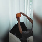 GIVBRO Pumpkin Night Light - Fun and Creative Gift, Ambiance Lamp. Rechargeable with Adjustable Brightness and Timer, Perfect LED Light for Halloween Decoration,Foldable Handheld Night Light Pumpkin Lantern for Halloween