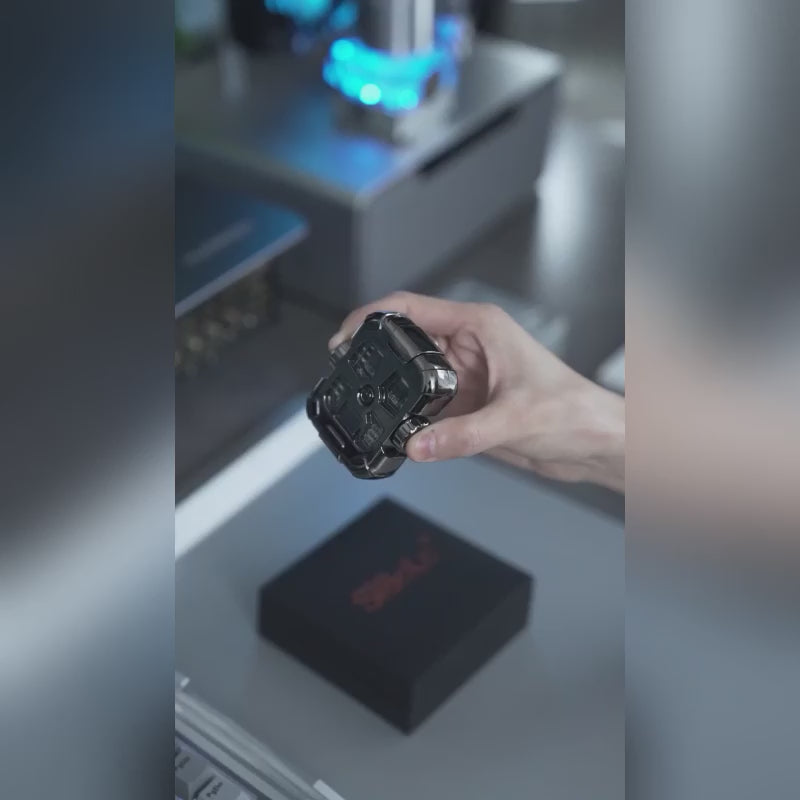 G-OUSSVE Electric Lighter Fidget Spinner lighter Waterproof Lighter with USB Rechargeable Customized Gift Birthday Gift for Boyfriend