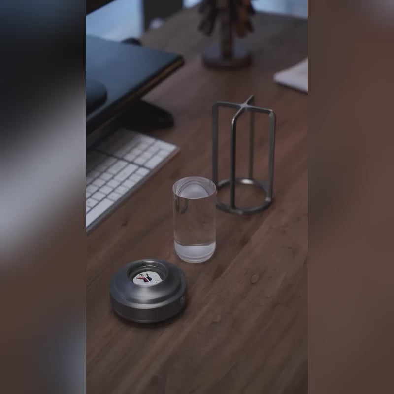 LED Vintage Touch Lamp: Rechargeable Ambient Light, Decorative Desk Lamp, Ideal for Bars, Camping, and as a Bedside Night Light