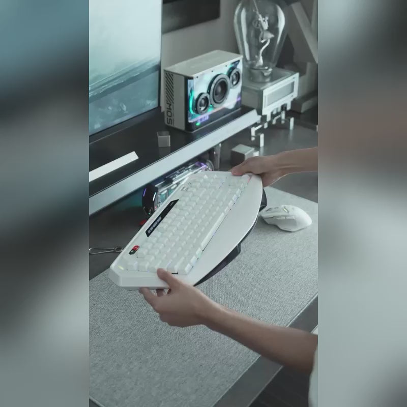 Max870 Supercar Keyboard: Mechanical Keyboard with Wired, Wireless, and Bluetooth Options for Customization, Gaming, and Office Use