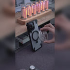 1 PCS Borderless Phone Protective Case, Metal Frame, Airbag, Anti Slip Bracket, Apple 14, Suitable for Apple 15 Promax