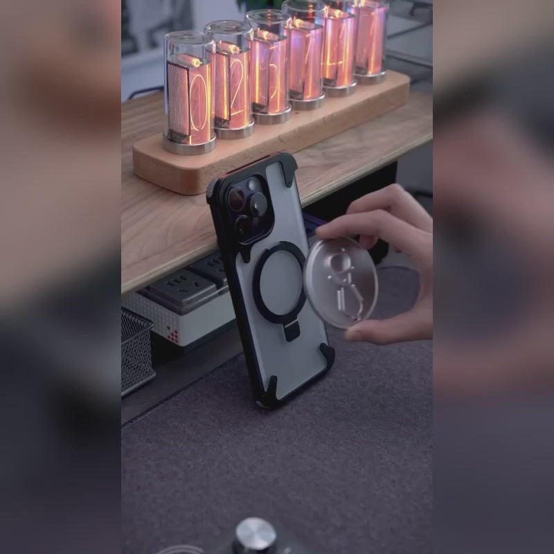 1 PCS Borderless Phone Protective Case, Metal Frame, Airbag, Anti Slip Bracket, Apple 14, Suitable for Apple 15 Promax