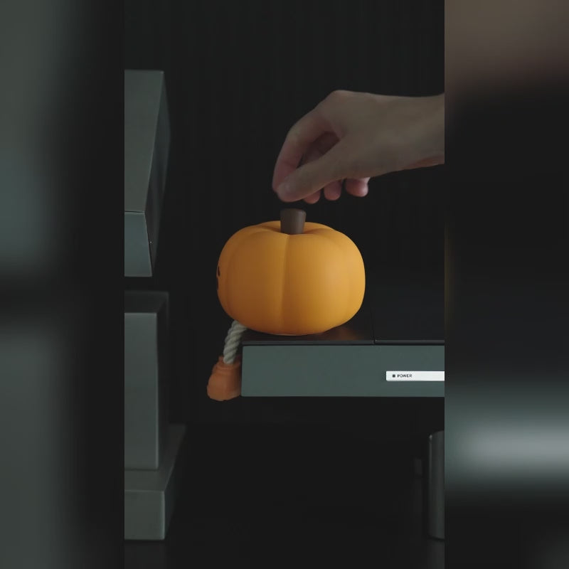 Pumpkin Silicone Night Light, Bedroom Sleep Light, Bedside Tap Light, Night Light, Children’s Sleep Companion Lamp