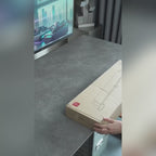 G-OUSSVE Dual Monitor Height Adjustment Stand for Desktop Screens, Gaming Desk, Holds Two Laptops, Extendable Adjustable Height, Office Screen Support Stand/Base