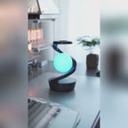 GIVBRO Creative Desktop Visual Floating Rotating Atmosphere Lamp with Smartphone Wireless Charging, Desk Lamp and Night Light