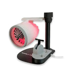 Ingeniously handmade desktop turbofan with creative JETFAN fan, equipped with humidifying spray red light tail flame