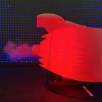 Ingeniously handmade desktop turbofan with creative JETFAN fan, equipped with humidifying spray red light tail flame