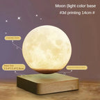 Magnetic Levitation Moon Lamp Bedroom Bedside Decoration, Atmosphere Small Night Lamp Creative Decoration