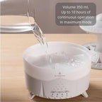 G-OUSSVE Cloud Rain Humidifiers Essential Oil Diffuser with 7 Colors nightlights Aromatherapy Diffuser Desk Fountain for Relaxing Mood Waterdrop Sound Rain Drop Diffuser Rain Sound Lamp 350 ml