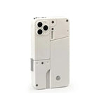 G-OUSSVE Folding soft bullet gun for iPhone that can fire spray shells and simulate a pistol toy for children and boys