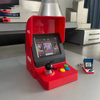 MVS Mini joystick gaming console, nostalgic retro mini King of Fighters fighting arcade, a perfect gift for collectors