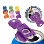 G-OUSSVE Colorful Can Opener Set Grub Beverage Barricade - Drink Protector, Shields Soda/Beer from Bugs & Dust, Ideal for Parties, BBQ, Beach Kitchen Utensils