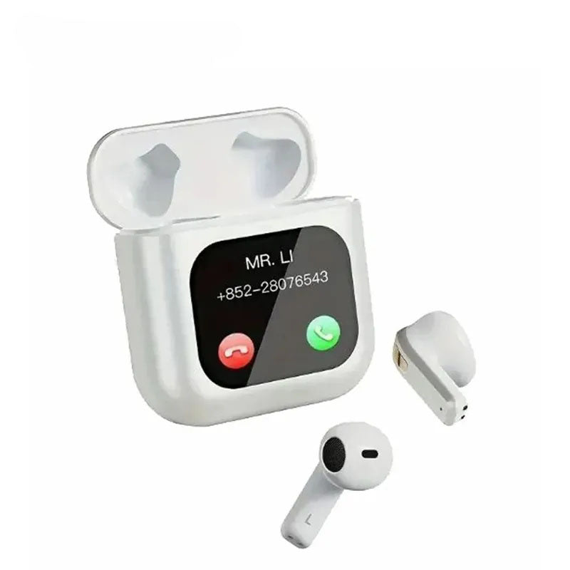 G-OUSSVE Wireless Earbuds With LCD Touchscreen Display, Intelligent Noise-canceling Sleep-aiding Headphones, 40 Hours Of Long Battery Life, Control Music Player, Video Playback, Likes Audio Earphones Electronic Headset Chargeable
