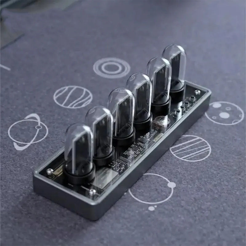 ISP color screen desktop clock, Huiguang tube desktop alarm clock, desktop creative decoration