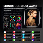 G-OUSSVE Smart Watch Sports Watch for Men Women, 2" HD Touch Screen Display, 100+ Sports Modes, Activity & Fitness Trackers Sleep Monitor Bluetooth SmartWatch