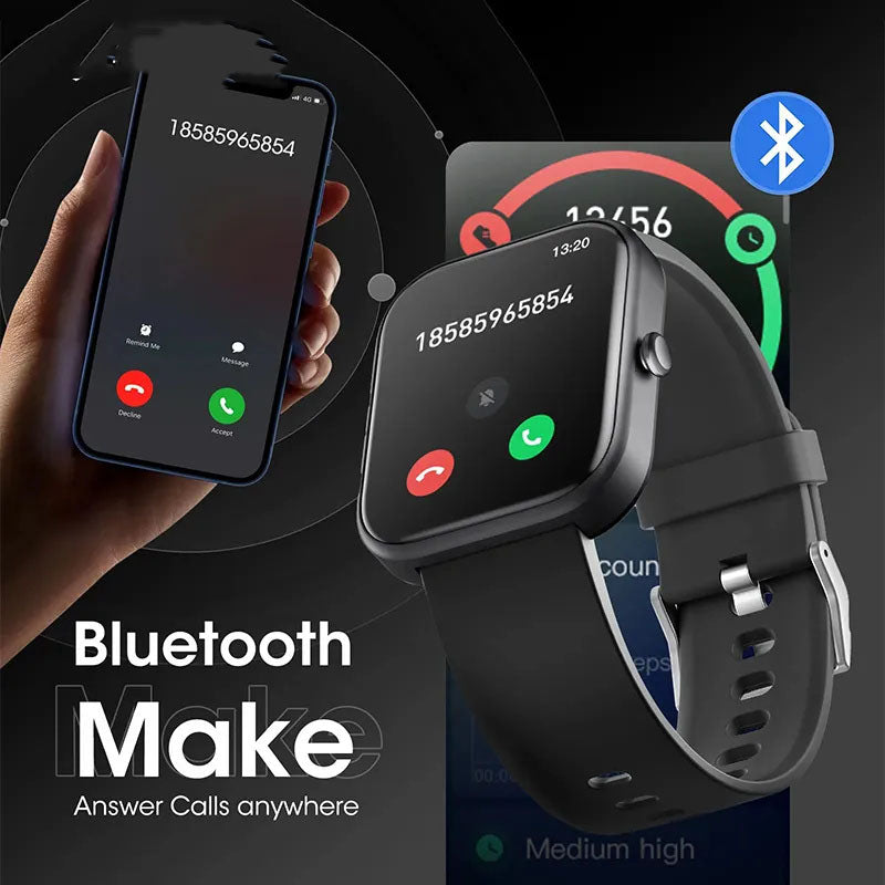 G-OUSSVE Smart Watch Sports Watch for Men Women, 2" HD Touch Screen Display, 100+ Sports Modes, Activity & Fitness Trackers Sleep Monitor Bluetooth SmartWatch