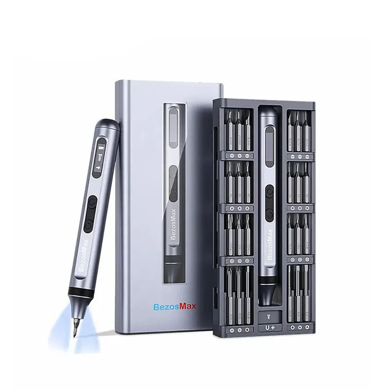 G-OUSSVE Mini Electric Screwdriver, Electric Screwdriver, Automatic Precision Screwdriver, Household Charging Driver, Mobile Phone Maintenance Tool Set